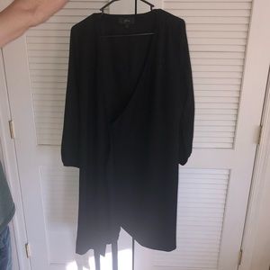 Black JCREW Wrap Dress